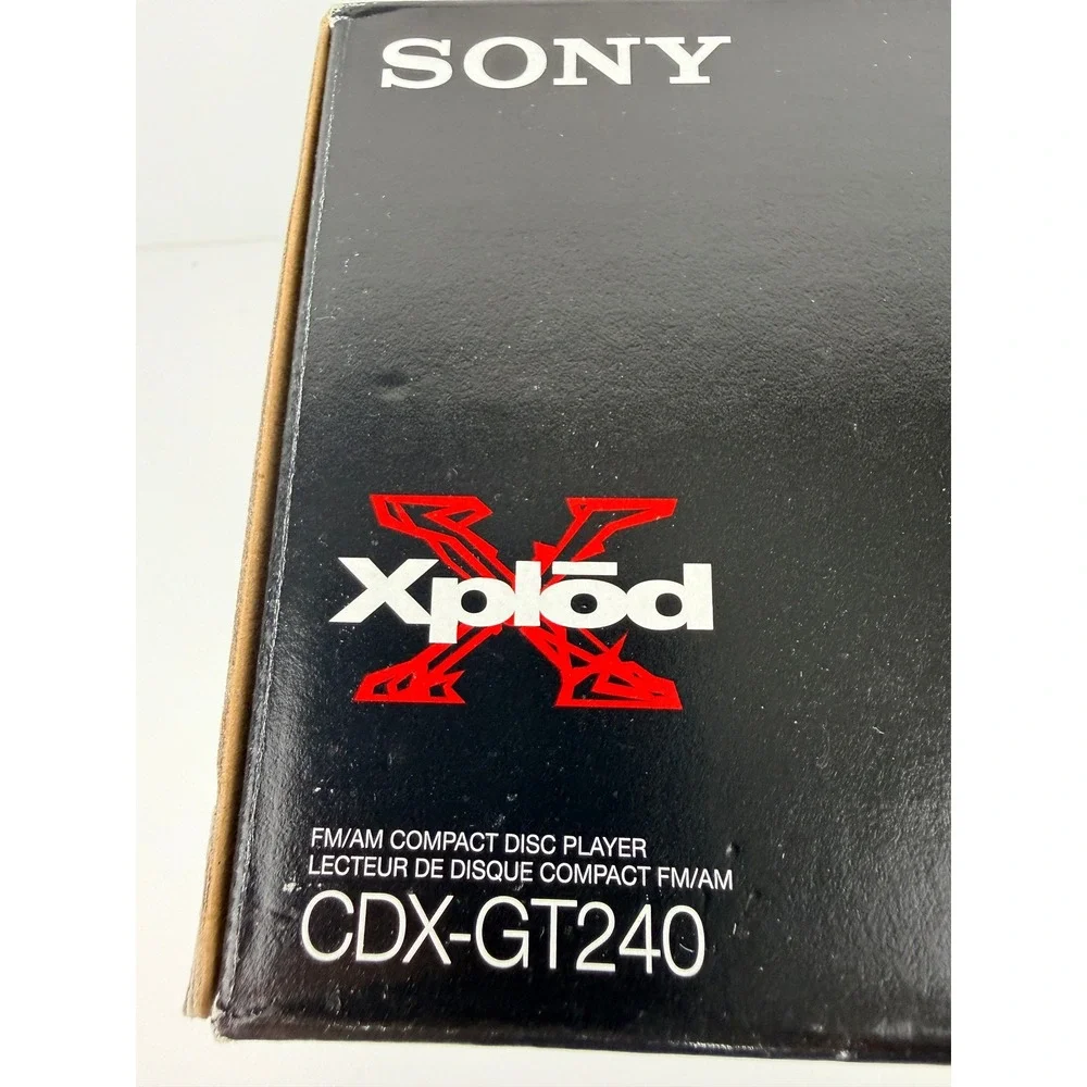 Sony Xplod CDX-GT240 Car Stereo In-Dash CD Player MP3 Aux w/ Box & Manual TESTED